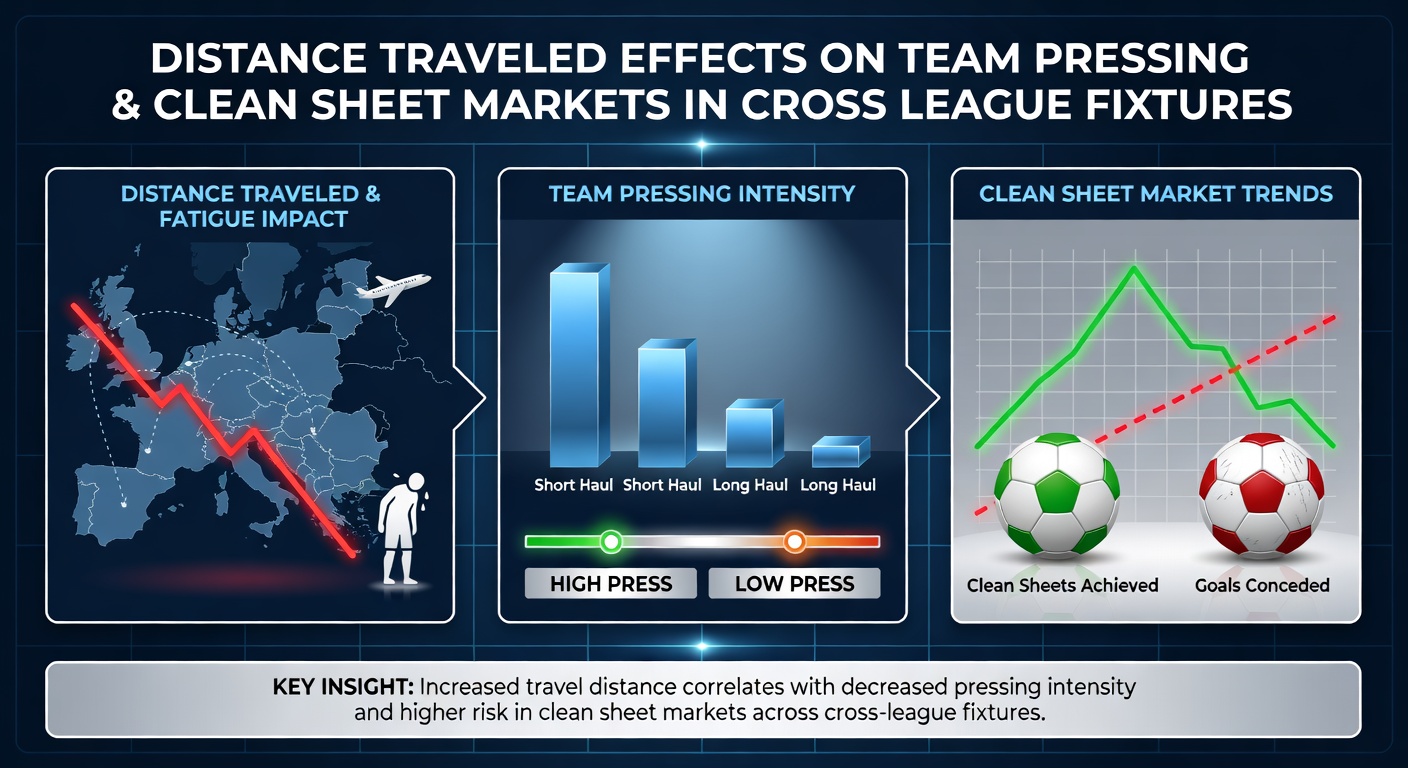 Football pitch with team formations showing pressing lines during an away fixture after long travel