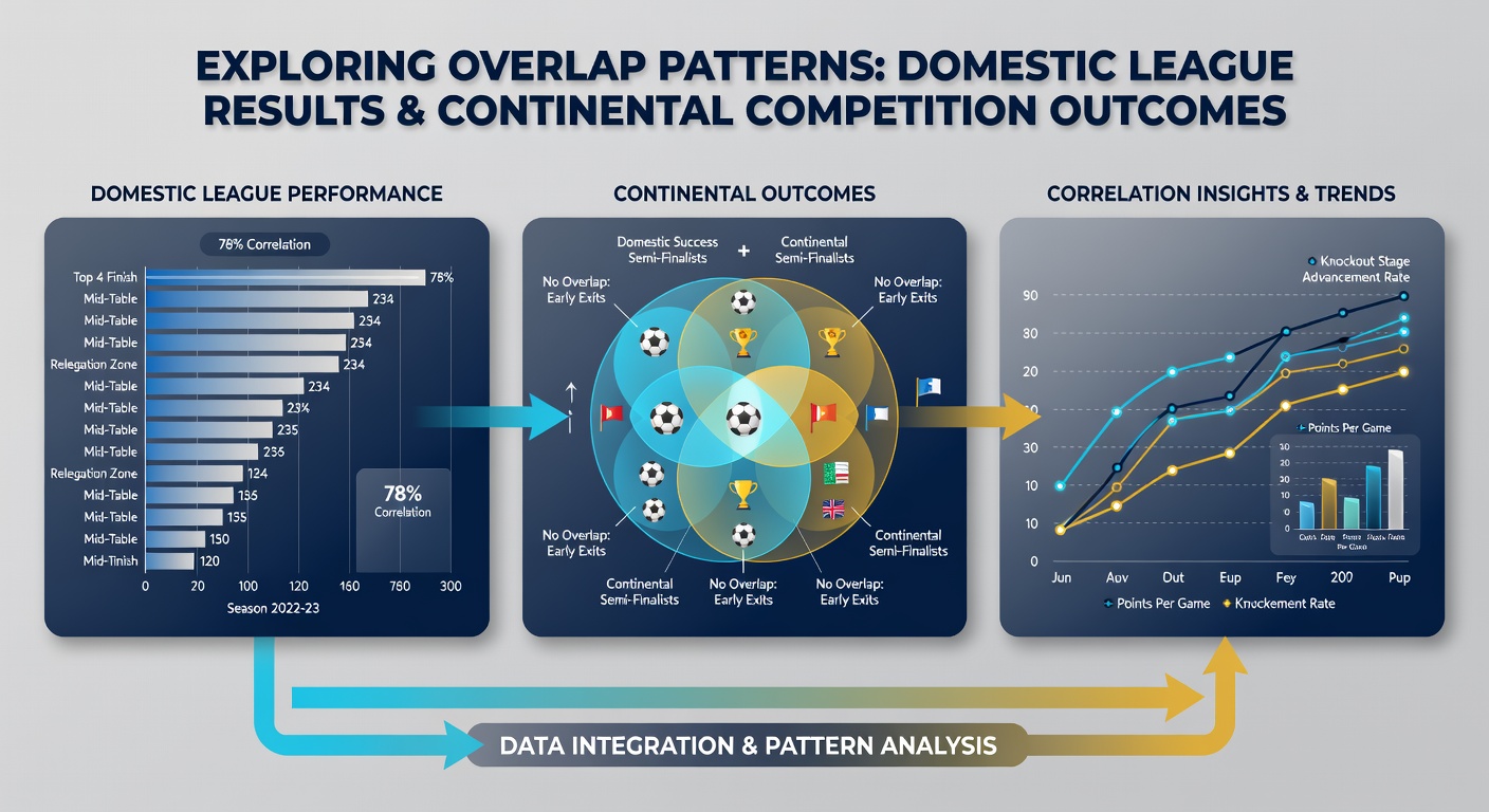 Data charts displaying domestic and European fixture overlaps with performance statistics