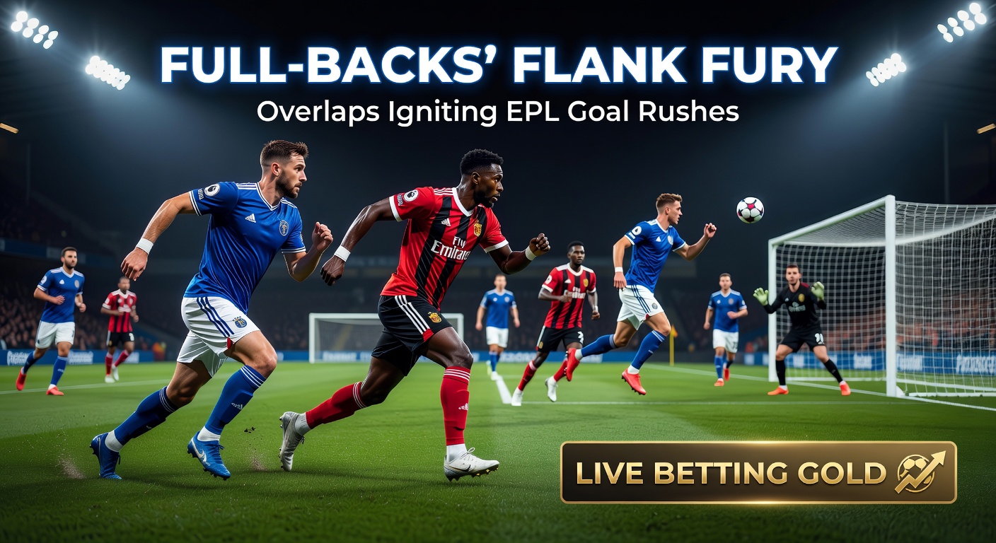 Close-up of a dynamic EPL overlap with full-back delivering a precise cutback for a teammate's shot on goal amid defensive chaos