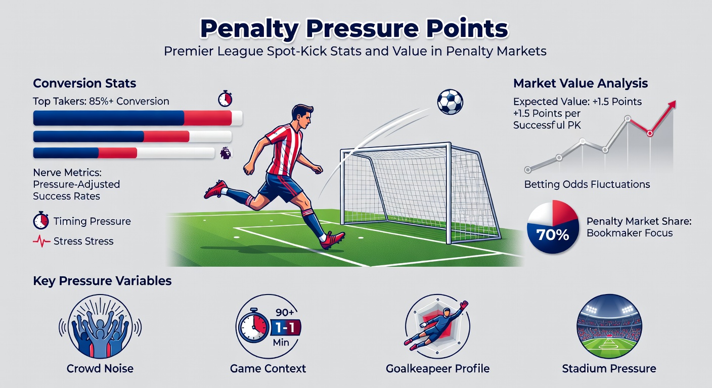 Close-up of a Premier League player striking a penalty, ball blurring towards goal as the net ripples faintly in anticipation