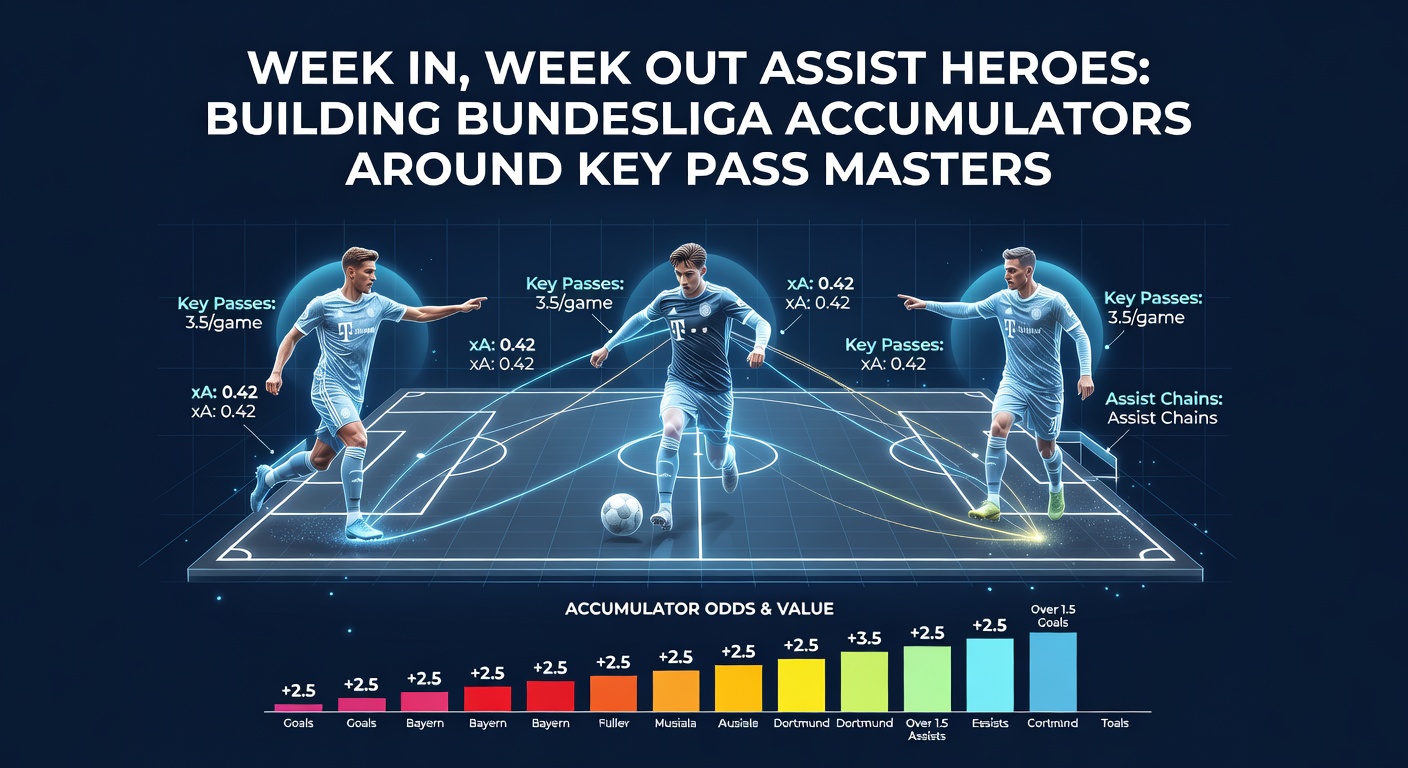 Bundesliga players linking up for a precise key pass leading to a goal, highlighting assist creativity on the pitch